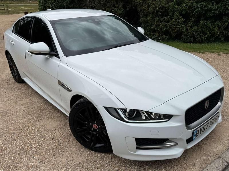 White Used 2017 Jaguar XE R-Sport Sedan | £8,222 (Fair price) - Image 1/4