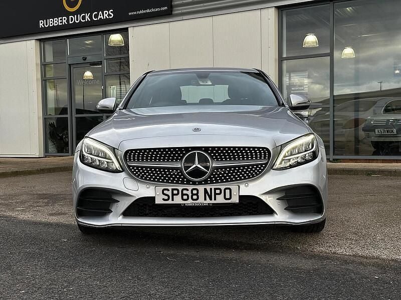 Used Mercedes C220 AMG line 2018 Silver Sedan