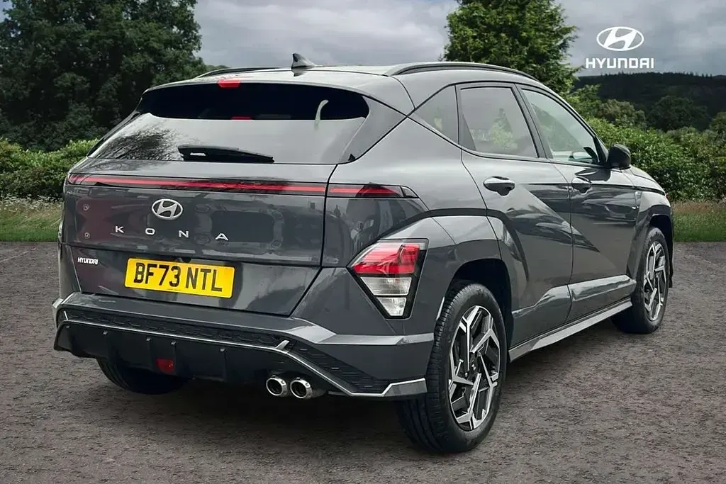 Used Hyundai Kona N Line 117 HP (86 kW) 2023 Grey SUV