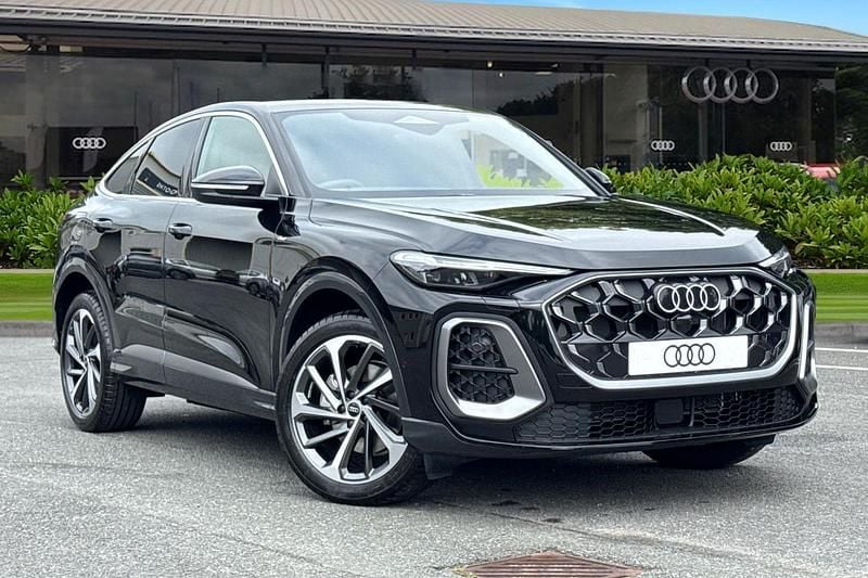 Black New 2025 Audi Q5 Sportback S-Line SUV | £53,995 (Super price) - Image 1/4