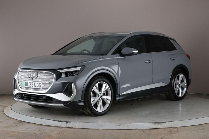 Grey Used 2023 Audi Q4 e-tron S-Line SUV | £27,902 (Super price) - Image 1/2