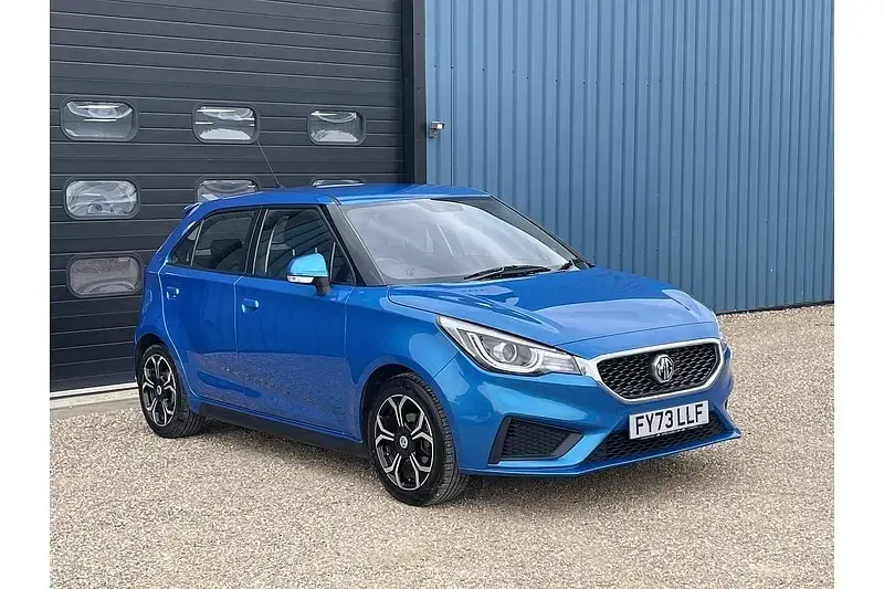 Used MG MG3 Excite 106 HP (77 kW) 2023 Blue Hatchback
