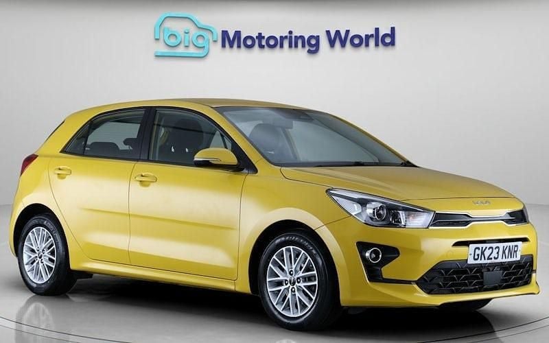 Yellow Used 2022 Kia Rio Hatchback | £11,700 (Fair price) - Image 1/4