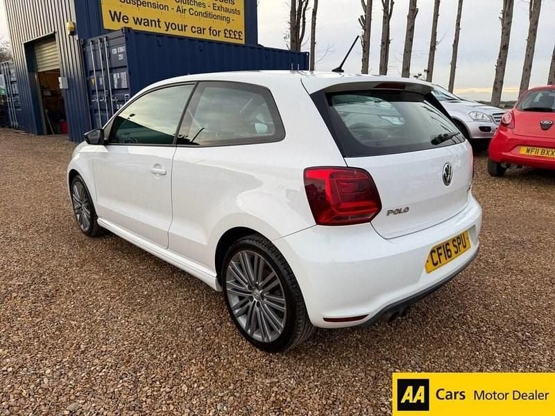 Used VW Polo BlueGT 150 HP (110 kW) 2016 White Hatchback