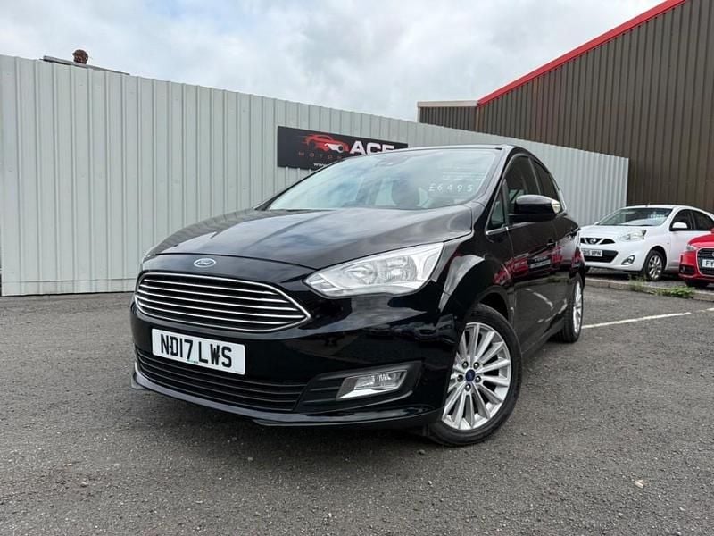 Black Used 2017 Ford C-MAX Titanium MPV | £5,995 (Good price) - Image 1/4