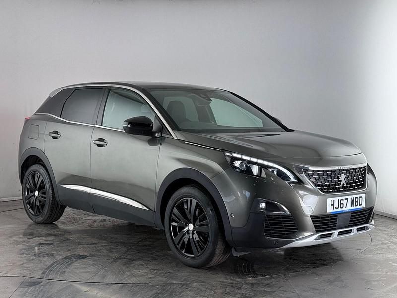 Grey Used 2017 Peugeot 3008 GT-line Hatchback | £13,050 (Fair price) - Image 1/3