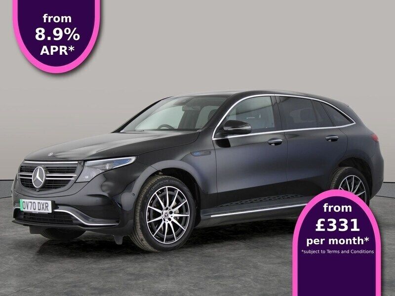 Black Used 2020 Mercedes EQC400 AMG line SUV | £23,004 (Super price) - Image 1/3