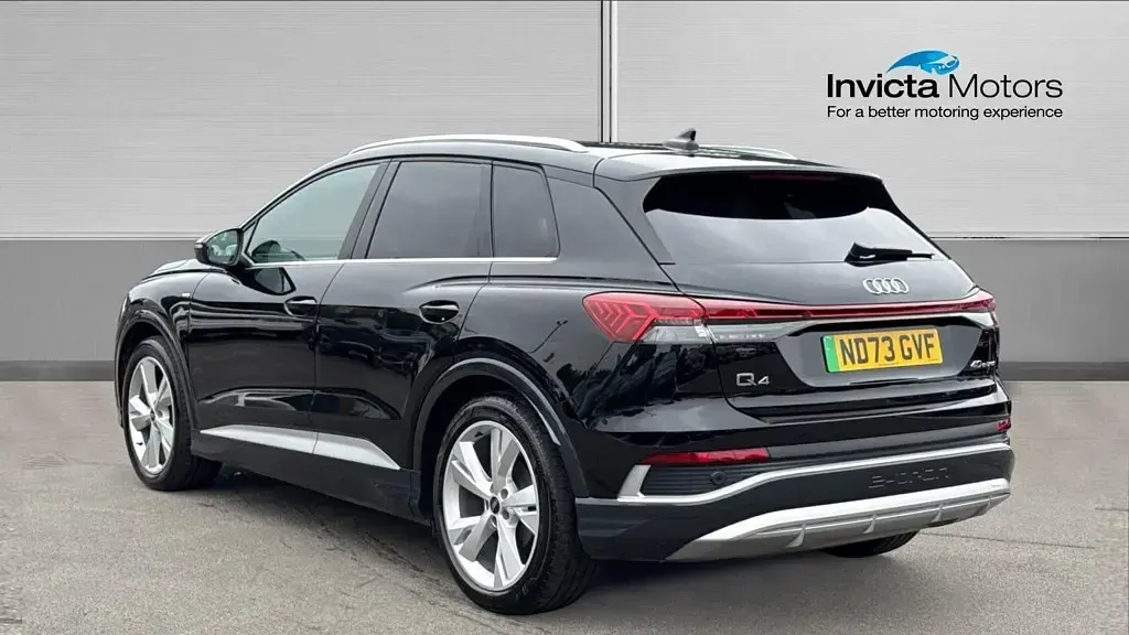Used Audi Q4 e-tron S-Line 150 kW (204 HP) 2023 Mythos black metallic SUV
