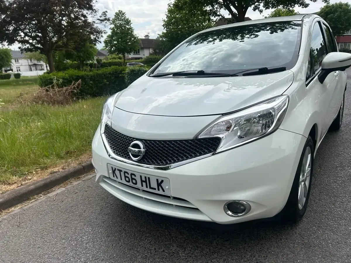 Used Nissan Note S 98 HP (72 kW) 2016 White Hatchback
