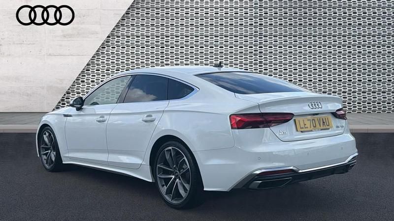 Usado Audi A5 Sportback S-Line 163 HP (119 kW) 2020 Branco Citadino