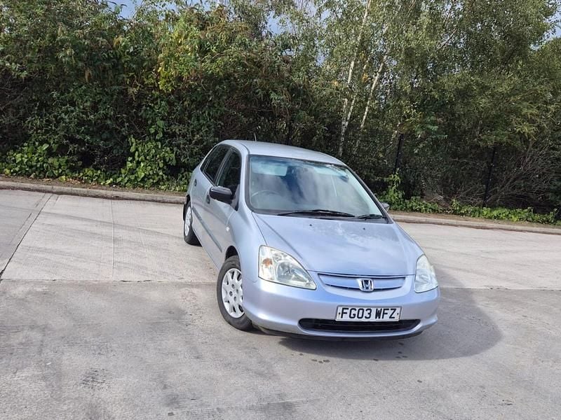 Silver Used 2003 Honda Civic Hatchback | £1,789 (Fair price) - Image 1/4