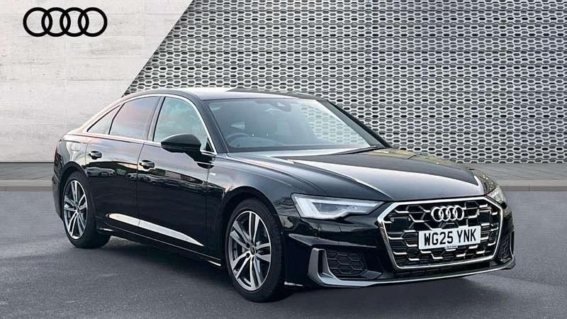 Black New 2025 Audi A6 S-Line Sedan | £32,667 - Image 1/4