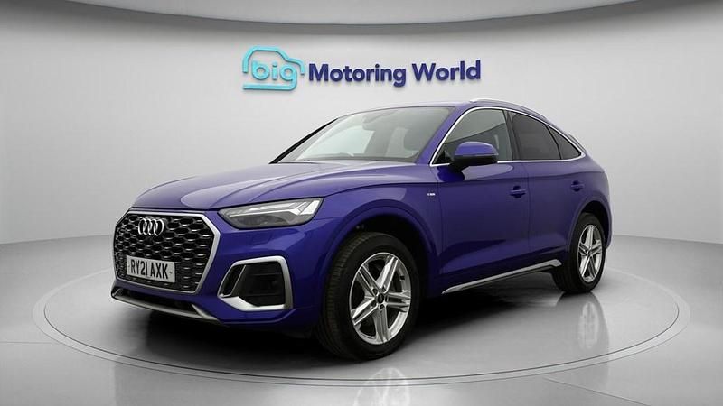 Used Audi Q5 Sportback S-Line 265 HP (194 kW) 2021 Blue SUV