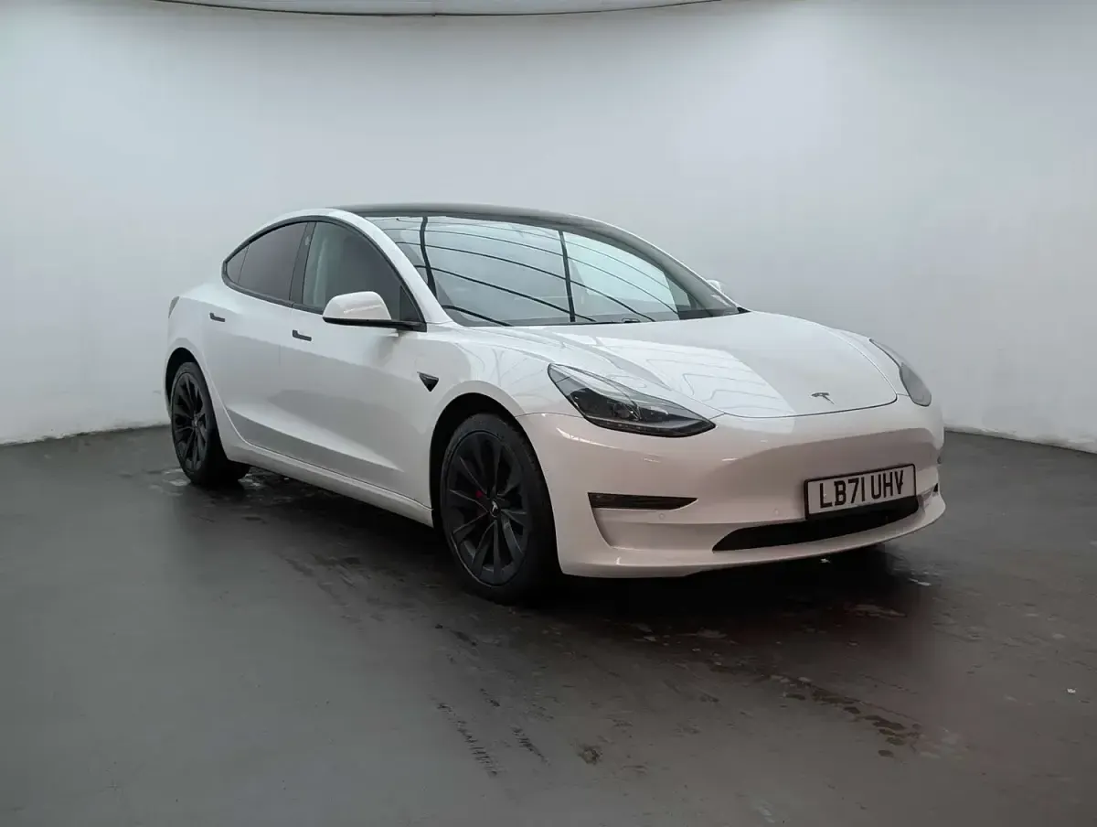 Used Tesla Model 3 Long Range AWD 366 kW (498 HP) 2021 White Sedan