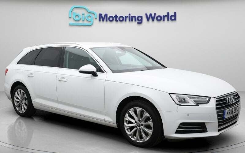 White Used 2018 Audi A4 Estate | £12,400 (Good price) - Image 1/4