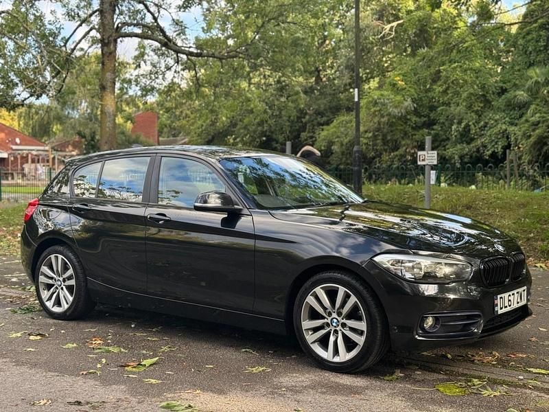Black Used 2017 BMW 118 Sport Line Hatchback | £8,695 (Fair price) - Image 1/4