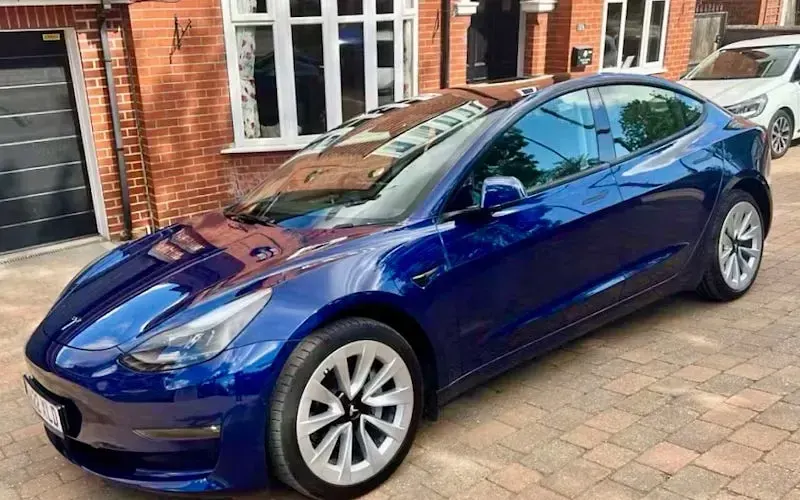 Used Tesla Model 3 Long Range AWD 366 kW (498 HP) 2022 Blue Sedan
