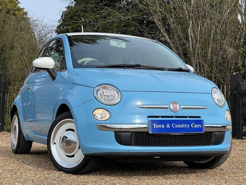 Used Fiat 500 69 HP (50 kW) 2015 Blue Hatchback