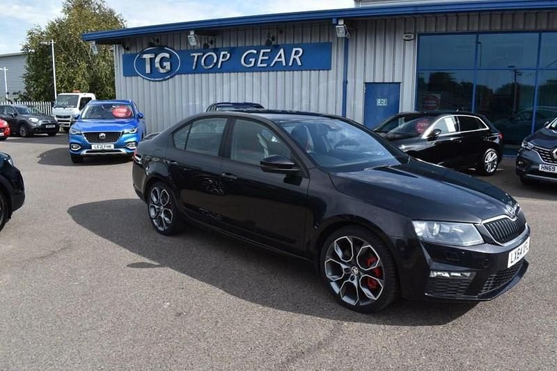 Black Used 2014 Skoda Octavia vRS Hatchback | £10,500 (Good price) - Image 1/1