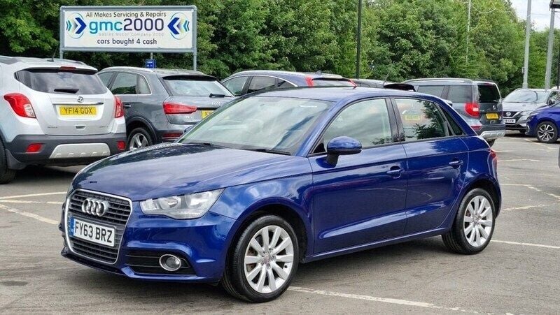Blue Used 2013 Audi A1 Sportback Sport Hatchback | £7,595 (Fair price) - Image 1/4