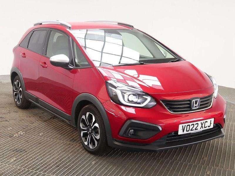 Crystal red Used 2022 Honda Jazz Hybrid Hatchback | £18,250 (Fair price) - Image 1/4