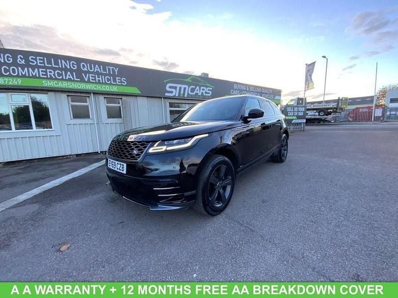 Black Used 2019 Land Rover Range Rover Velar R-Dynamic SUV | £18,950 (Good price) - Image 1/4