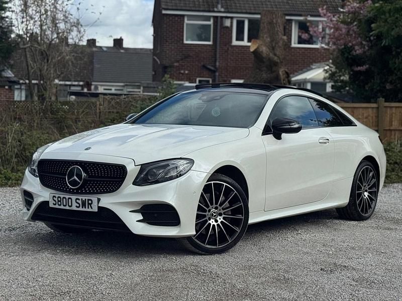 Used Mercedes E220 AMG Line Premium Plus 2017 White Coupe