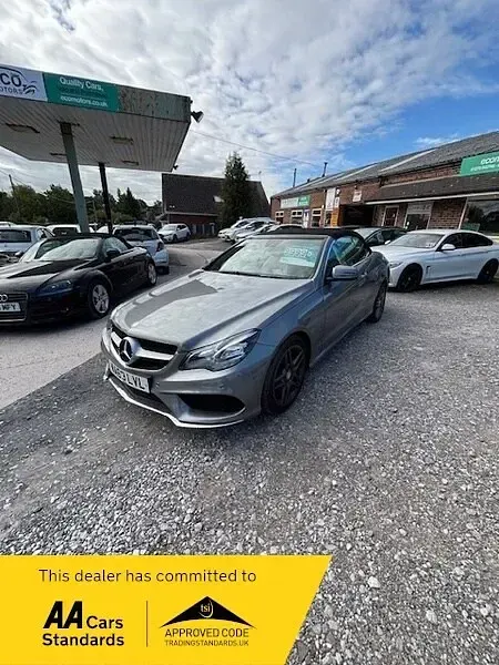 Used Mercedes E250 AMG 204 HP (150 kW) 2013 Silver Cabriolet