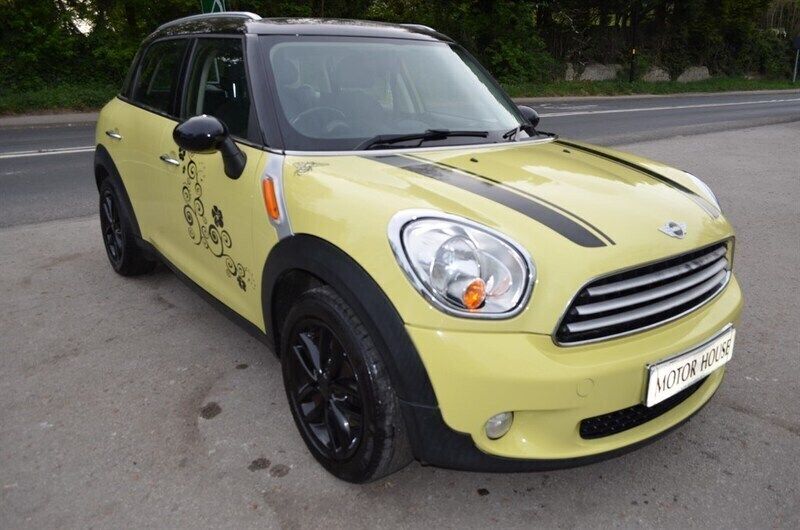 Yellow Used 2011 Mini Cooper D Countryman SUV | £2,995 (A bit pricey) - Image 1/4