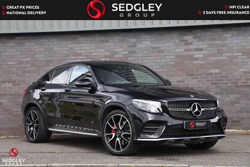 Black Used 2017 Mercedes GLC43 AMG Premium Plus Coupe | £28,995 (Good price) - Image 1/1