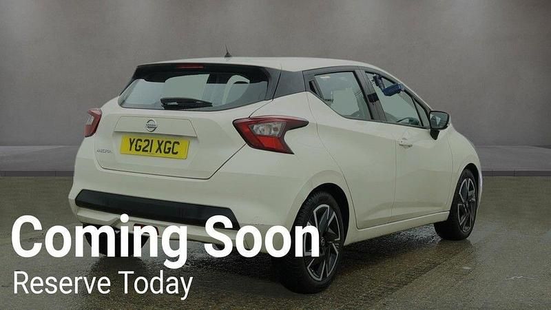 Used Nissan Micra Acenta 2021 White Hatchback