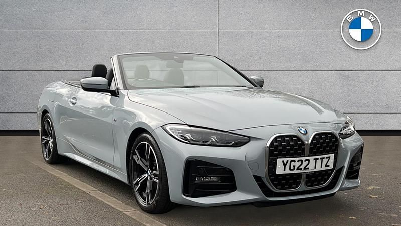 Grey Used 2022 BMW 420 M Sport Cabriolet | £30,799 (Good price) - Image 1/4