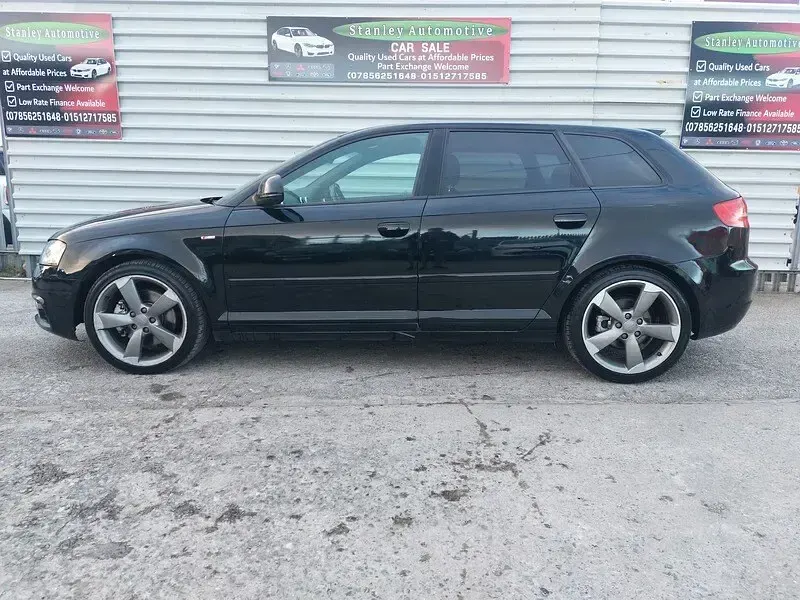 Used Audi A3 Sportback S-Line 2011 Black Hatchback