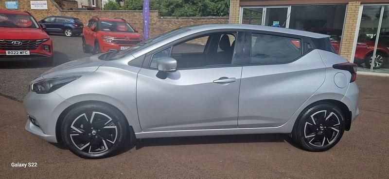 Used Nissan Micra Acenta 92 HP (67 kW) 2022 Silver Hatchback