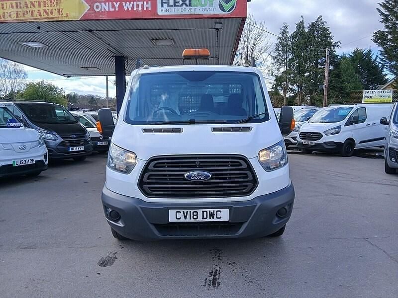 Used Ford Transit 130 HP (95 kW) 2018 White Cabriolet