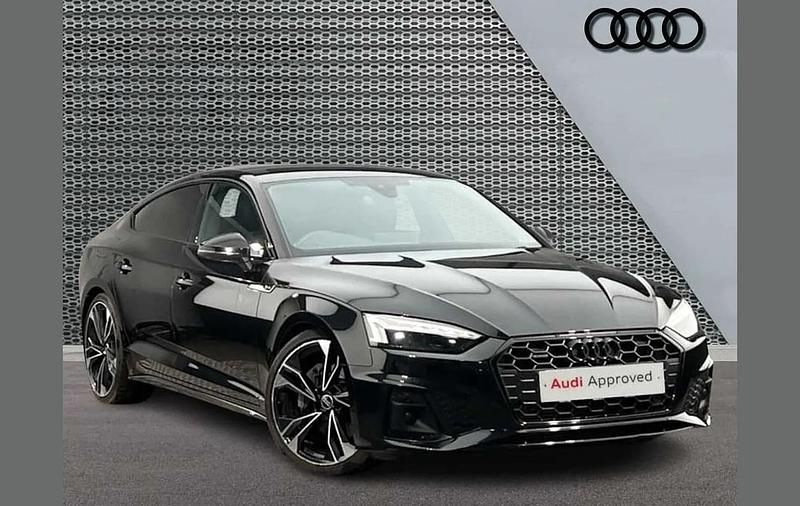 Used Audi A5 Sportback Black Edition 261 HP (191 kW) 2022 Black Hatchback