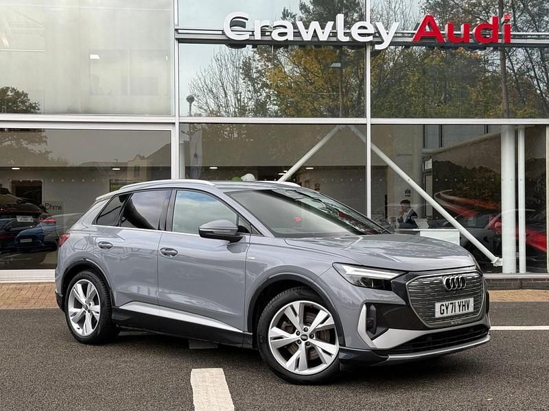 Grey Used 2021 Audi Q4 e-tron S-Line SUV | £20,850 - Image 1/4