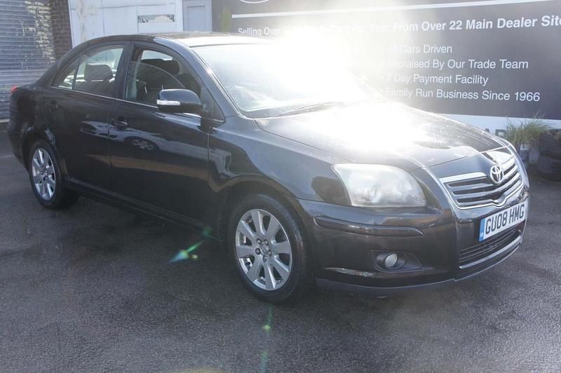 Used Toyota Avensis 129 HP (94 kW) 2008 Black Sedan