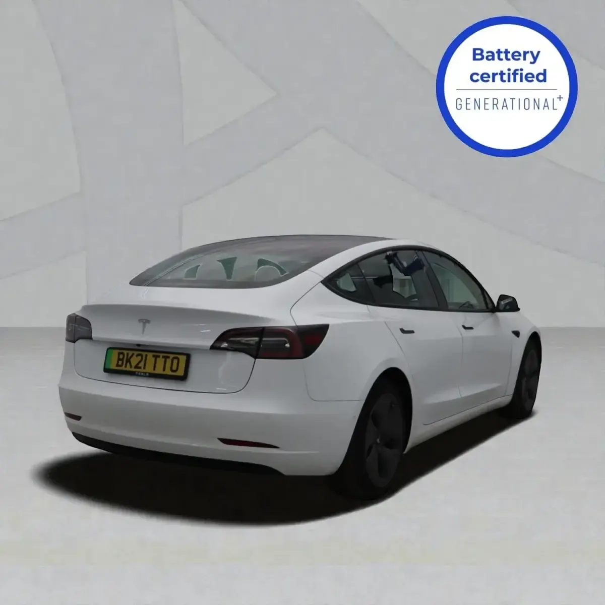 Used Tesla Model 3 Standard Range 208 kW (283 HP) 2021 White Sedan