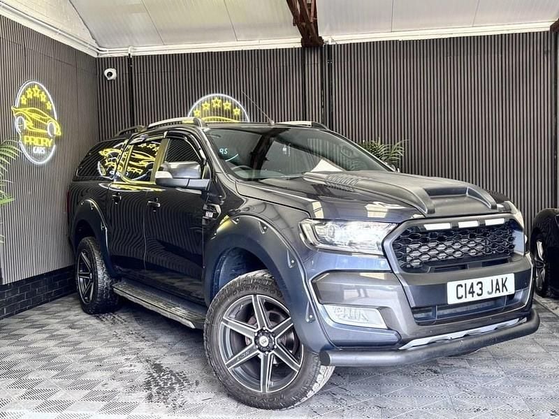 Grey Used 2018 Ford Ranger Wildtrack Pickup | £21,990 (Expensive) - Image 1/4