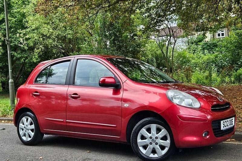 Red Used 2012 Nissan Micra Acenta Hatchback | £1,795 (Good price) - Image 1/1