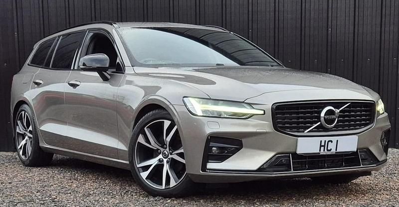 Grey Used 2021 Volvo V60 R-Design Estate | £19,990 (Fair price) - Image 1/4