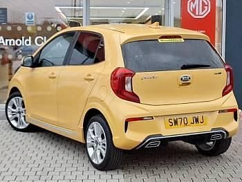 Used Kia Picanto GT-Line 66 HP (48 kW) 2020 Yellow Hatchback