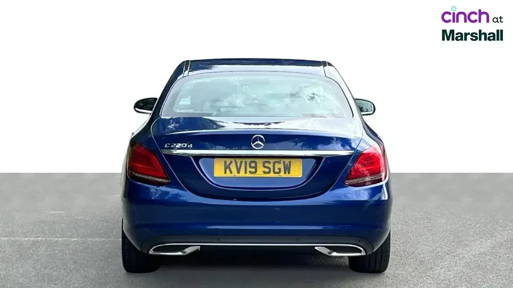Used Mercedes C220 194 HP (142 kW) 2019 Blue Sedan