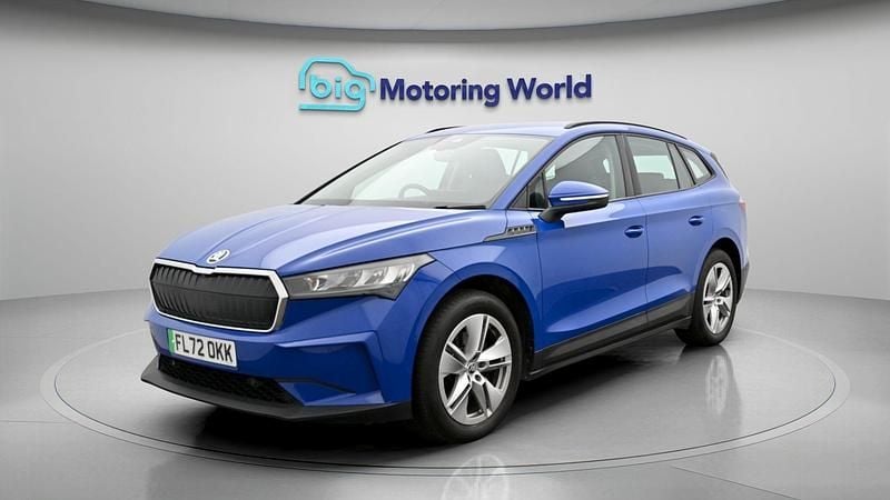 Used Skoda Enyaq iV ecoSuite 131 kW (179 HP) 2022 Blue SUV