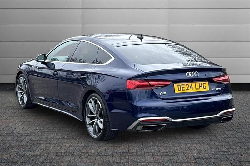 Used Audi A5 S-Line 204 HP (150 kW) 2024 Blue Hatchback