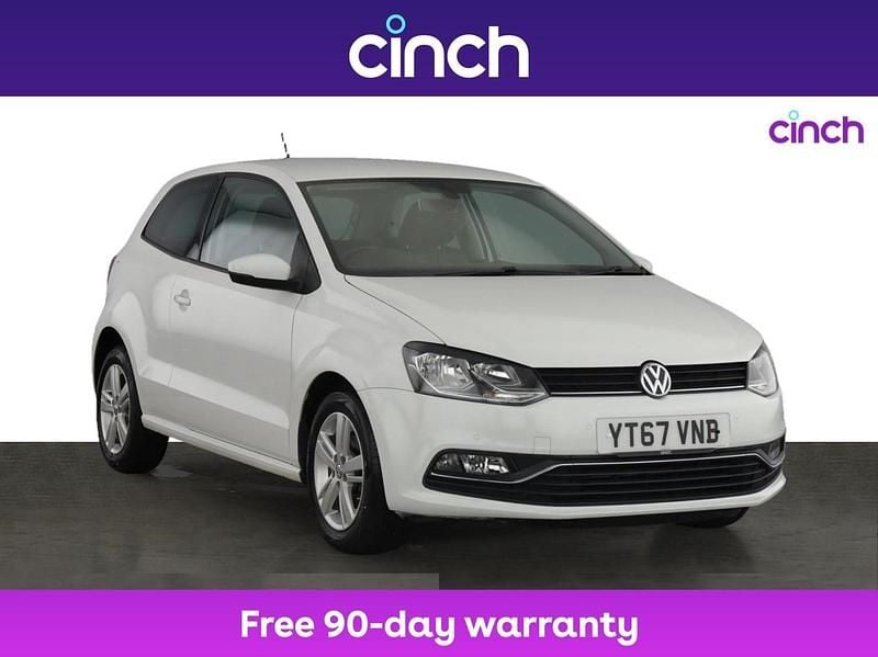 White Used 2017 VW Polo Edition Hatchback | £9,599 (A bit pricey) - Image 1/3