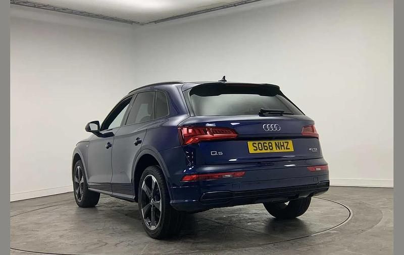 Used Audi Q5 Black Edition 187 HP (137 kW) 2019 Navarra blue metallic SUV