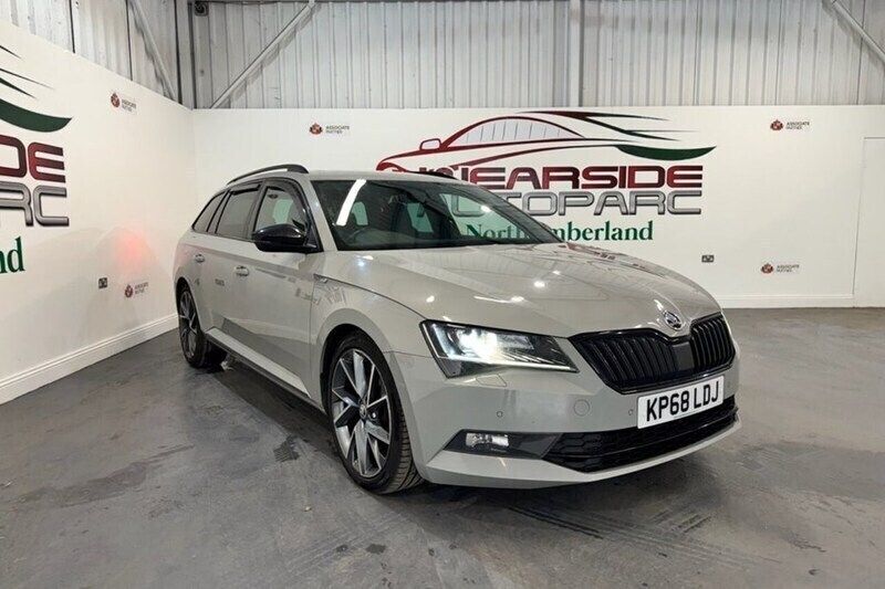 Grey Used 2018 Skoda Superb SportLine Estate | £10,499 (Fair price) - Image 1/1