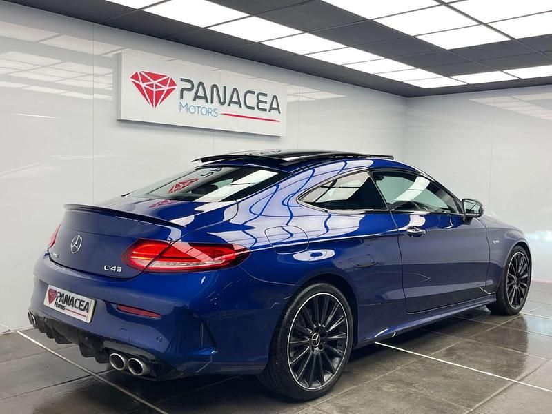 Used Mercedes C43 AMG Premium Plus 390 HP (286 kW) 2018 Blue Coupe
